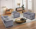 HAOMARKETS Corduroy Sofa Set, Upholstered Armchair and Loveseat Sofa Set of 2 by HAOMARKETS