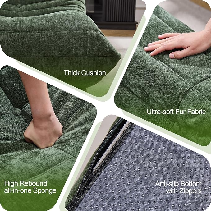 Bean Bag Chairs for Adults Giant Bean Bag Chair Memory Foam BeanBag Chair Bean - Image 7