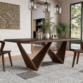 Furniture of America Nazaen III 82.5" Mid-Century Modern Solid Wood Live Edge by FurnitureofAmerica