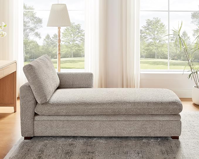 VANOMi Oversized 70.47'' Chaise Lounge Chair Indoor, Modern Upholstered Sofa Bed - Image 9