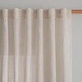MYSKY HOME Extra Long Curtains for Living Room, Natural Linen Window Curtain by MYSKYHOME
