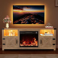 YESHOMY LED Fireplace TV Stand by SearchallYESHOMY