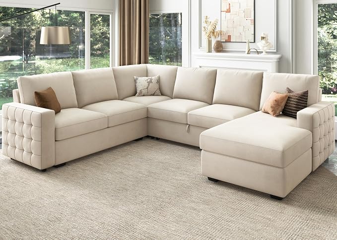 HONBAY Sectional Sleeper Sofa - Image 3