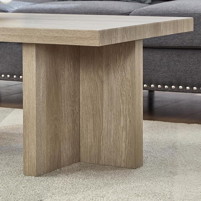 Roundhill Furniture Mchome 3-Piece Coffee Table Set, Coffee Table and Two End - Image 7