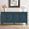 ARTPOWER 61.8" Hollow Carved Wood Accent Cabinet by PowerofArtBetterforLife