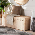 Bali & pari Damita Scallop Natural Rattan Chest by balipari