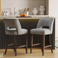 VKNOW Bar Stools Set of 2, Modern Counter Stools by VKNOW