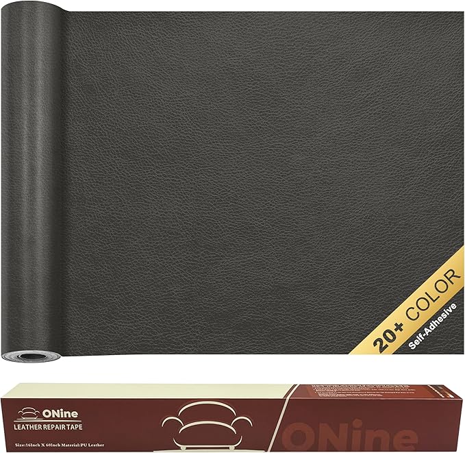 ONine Leather Repair Patch，Self-Adhesive Couch Patch，Multicolor Available by Onine