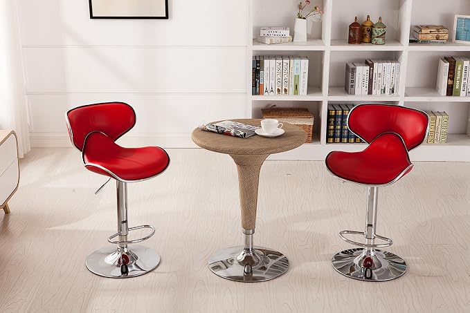 Roundhill Furniture Masaccio Cushioned Leatherette Upholstery Airlift - Image 6