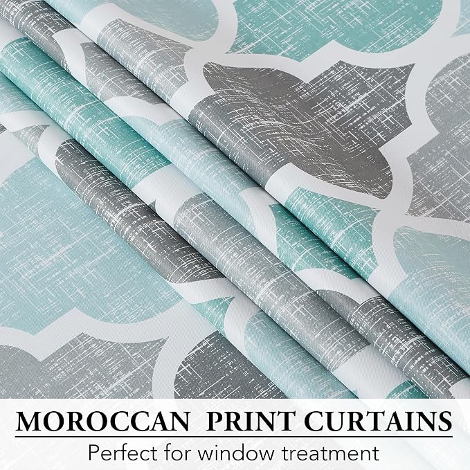 Beauoop 100% Blackout Curtains 54 Inches Long 2 Panels - Image 5