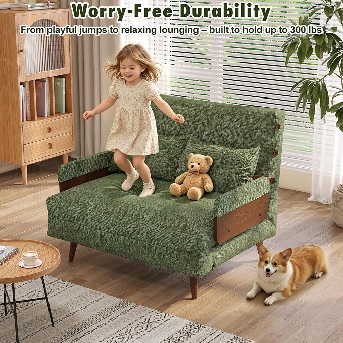 JASIWAY Convertible Sleeper Chair Bed - Image 3