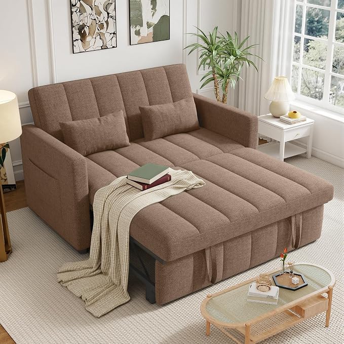 Nebuaegis Sleeper Sofa Bed, 3-in-1 Convertible Pull Out Couch by Nebuaegis