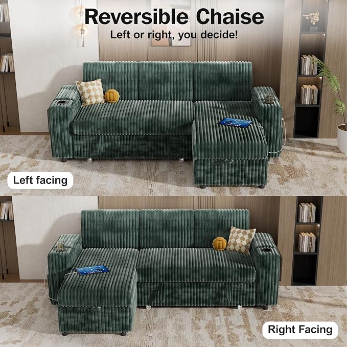 Vipbear 86" Modular Sectional Sleeper Sofa - Image 6