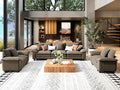 SUNSHINE VALLEY 3 Piece Living Room Sofa Furniture Set, Chenille 2 Comfy Cloud by SUNSHINEVALLEY
