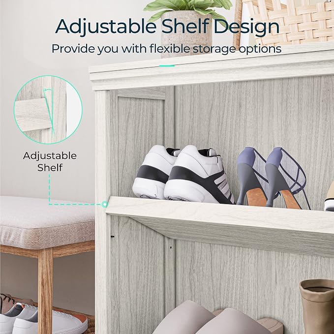 LINSY HOME 2-Tier Bookcase and Bookshelf, Small Wood Display Storage Shelves - Image 6