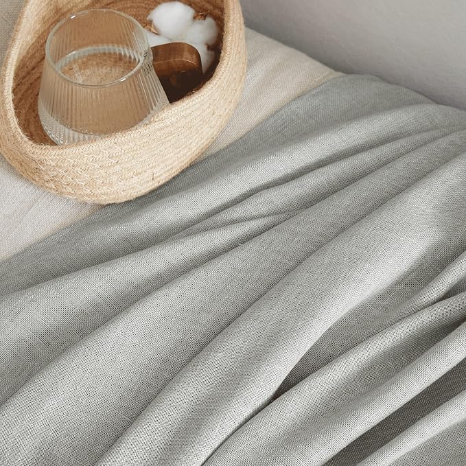 NICETOWN Linen Gray 108 inch Curtains - Image 7