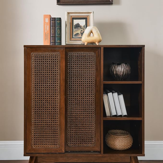 LKTART Mid Century Modern Storage Cabinet - Image 8