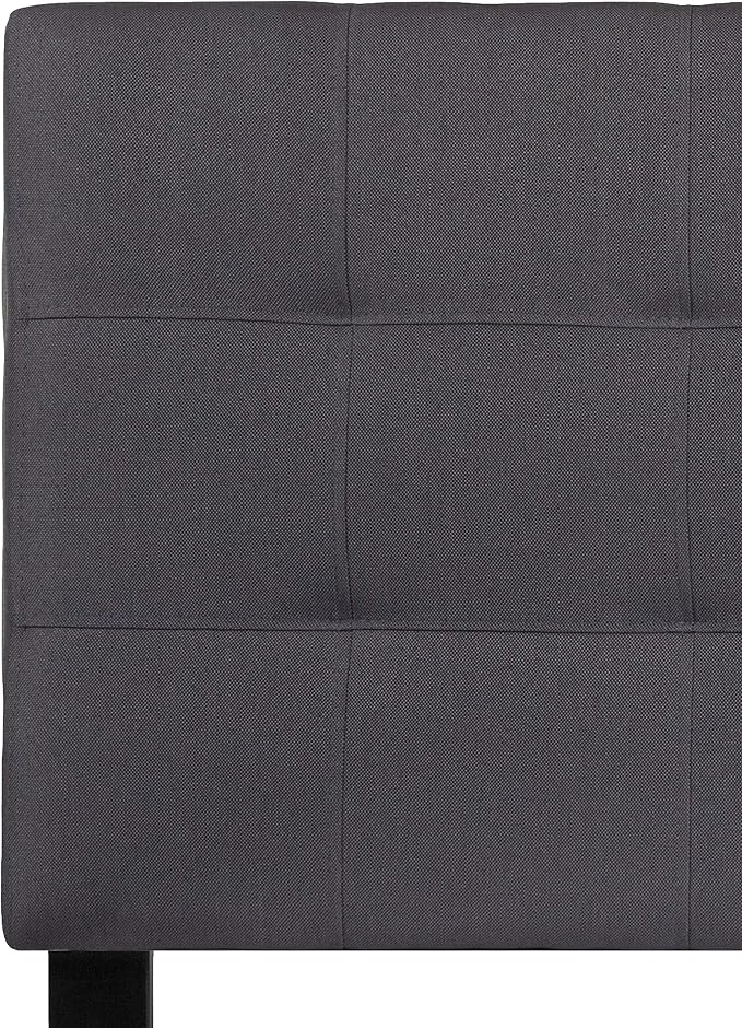 Flash Furniture Bedford Tufted Upholstered Twin Size Headboard in Dark Gray - Image 5