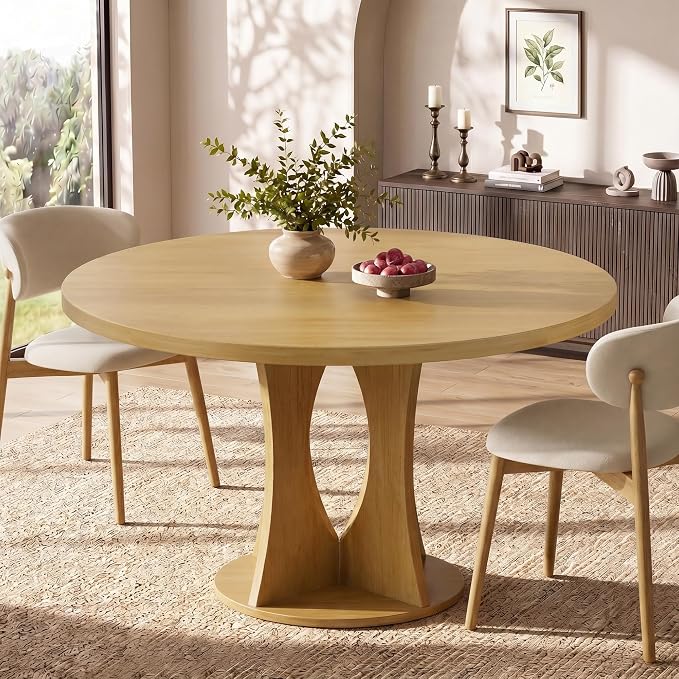 Einhomn 47.2-inch Round Dining Table, Kitchen Table by Einhomn