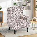 Pia Ricco High Back Floral Accent Chair by PiaRicco