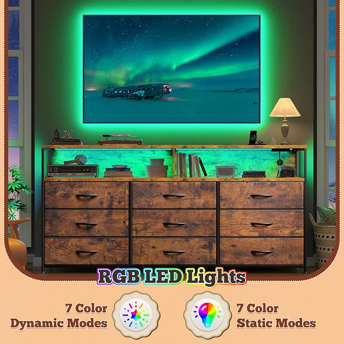 Romorgniz 55" W Dresser for Bedroom - Image 6