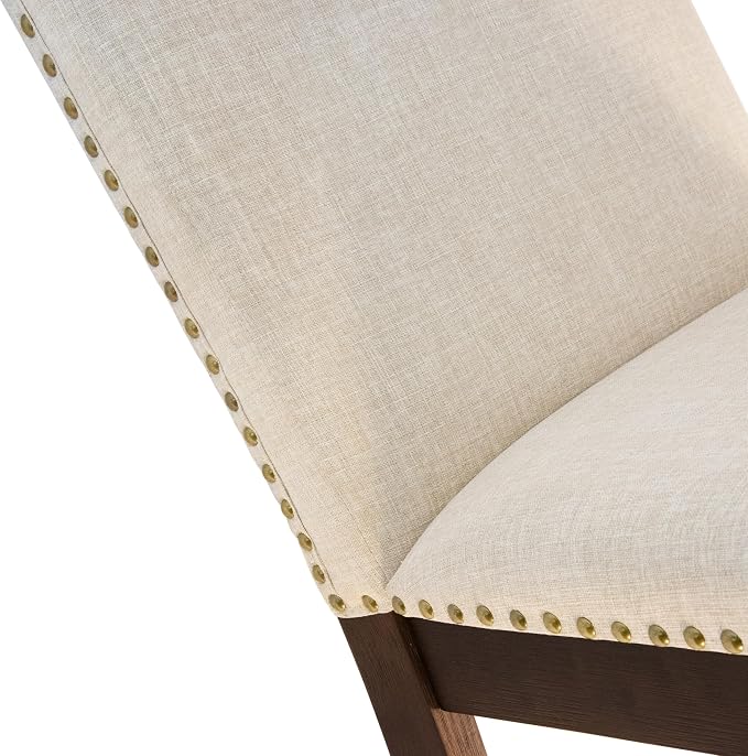 HomePop Scalloped Back Dining Chair - Image 10