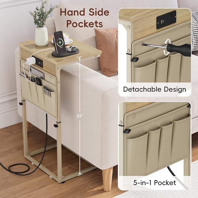 Vagusicc C-Shaped End Table - Image 6
