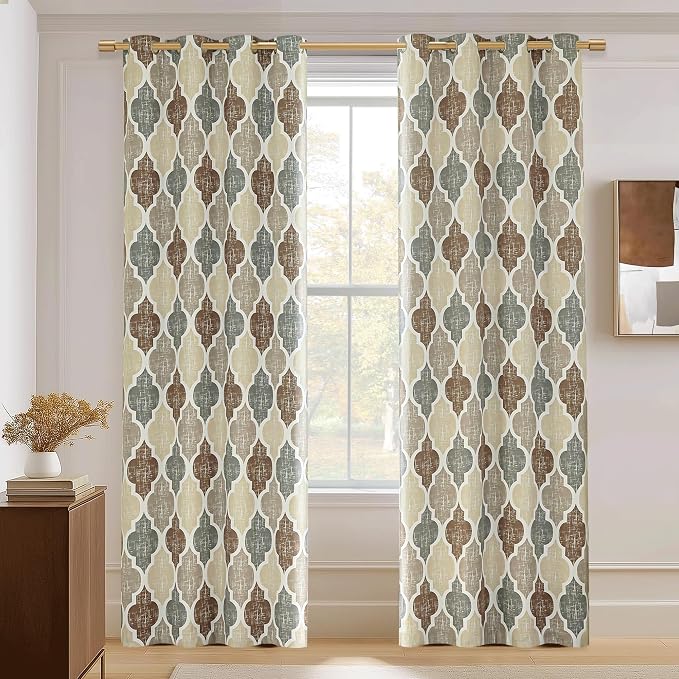 Beauoop 100% Blackout Curtains 72 Inches Long 2 Panels - Image 9