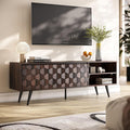 Bme Georgina 65 Inch Solid Wood TV Stand, Under 10 Minutes Assembly by Bme