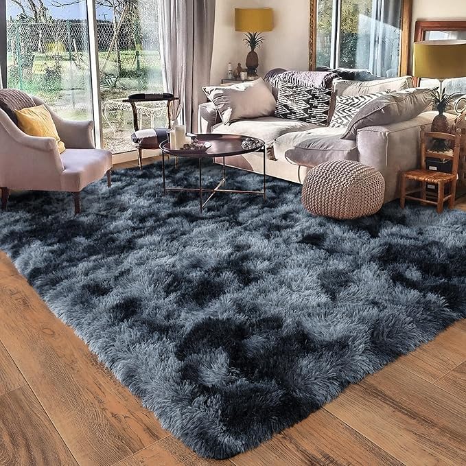 Rugs for Bedroom 4x6, Soft Shaggy Modern Shag Area Rug for Living Room by Quntue