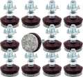 HUAYY 12 Pack Adjustable Furniture Leveling Feet, 1/4-20 Threaded Stem by HUAYY