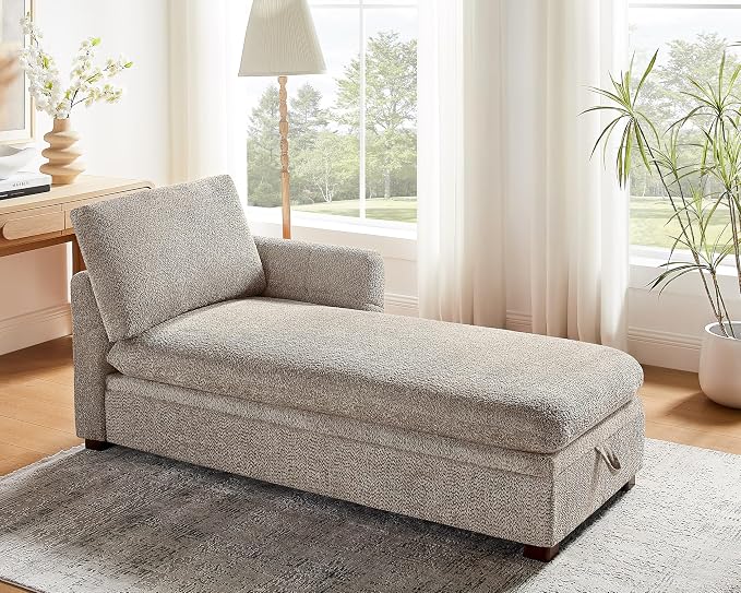 VANOMi Oversized 70.47'' Chaise Lounge Chair Indoor, Modern Upholstered Sofa Bed by VANOMi
