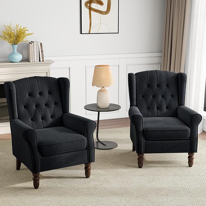 Mid-Century Modern Wingback Chair - Image 5