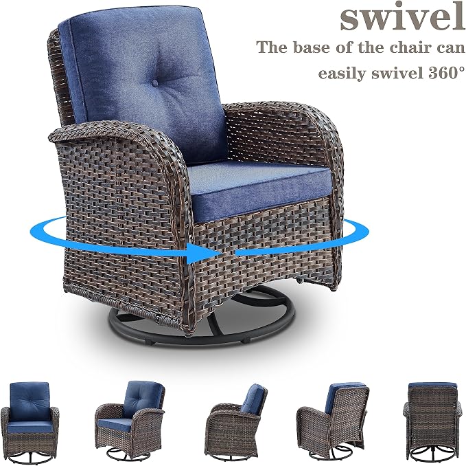 Belord Small Conversation Sets Patio Funiture - Image 4