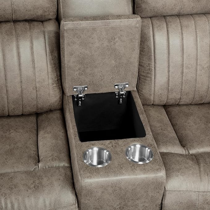 Lexicon 74" W Manual Double Reclining Loveseat - Image 8