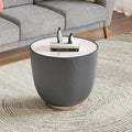SSLine Bowl-Shape Small Coffee Table Modern Sintered Stone Top Coffee Table in by SSLine
