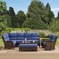 HILLGA Luxury High Back Patio Furniture Set by HILLGA