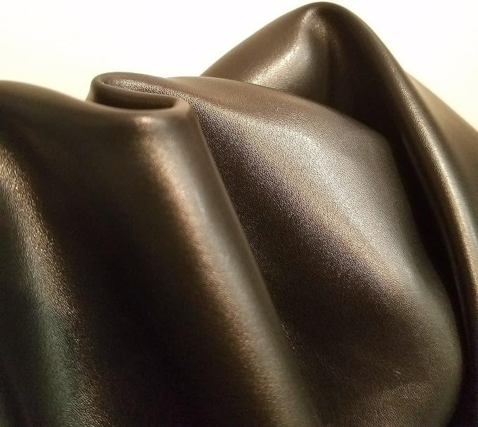 NAT Leathers | Black Soft Faux Vegan Leather PU | 3 Yard Cut by the Yard | - Image 6