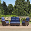 HILLGA Luxury High Back Patio Furniture Set by HILLGA