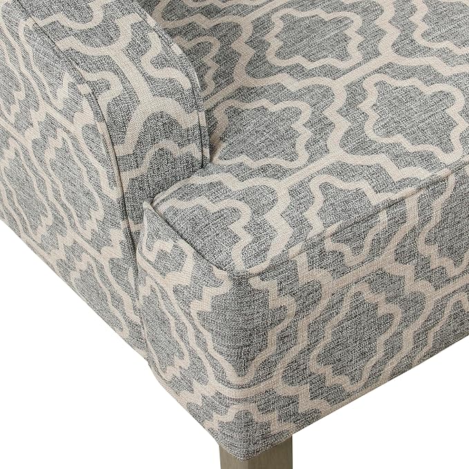 Homepop Home Decor | Upholstered Classic Swoop Arm Accent Chair | Accent Chairs - Image 7