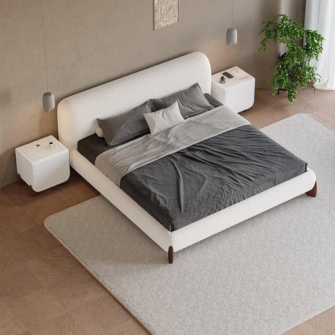 homary Smart Boucle Nightstand - Image 6