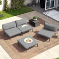 Crestlive Products Outdoor Patio Furniture Set, 4 Seater Modular Oversized by CrestliveProducts