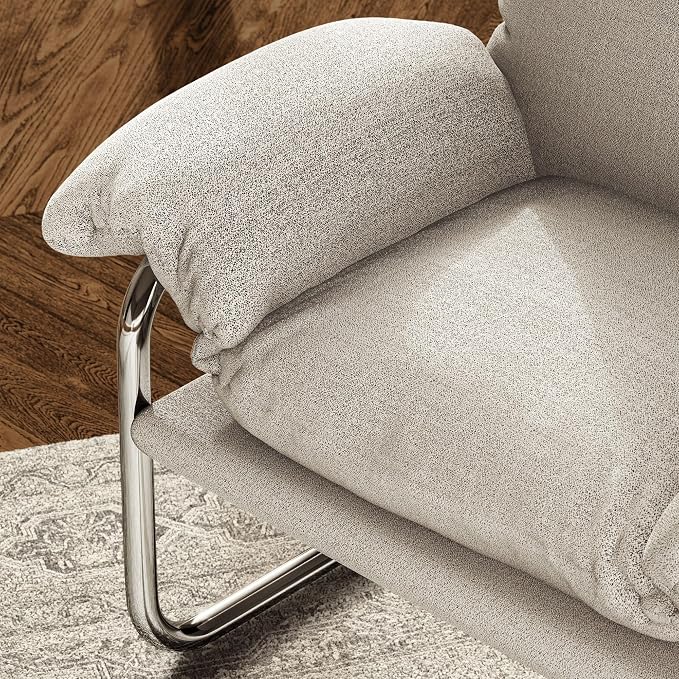 Modway Ansel Boucle Accent Chair in Newsprint - Image 5