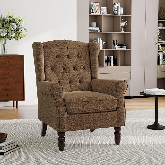 Mid-Century Modern Wingback Chair by PiaRicco