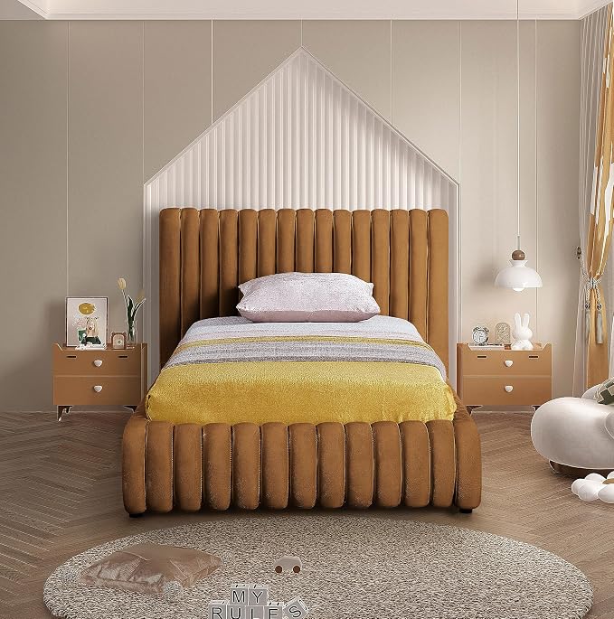 Meridian Furniture NicoSaddle-T Nico Collection Modern | Contemporary Velvet - Image 5