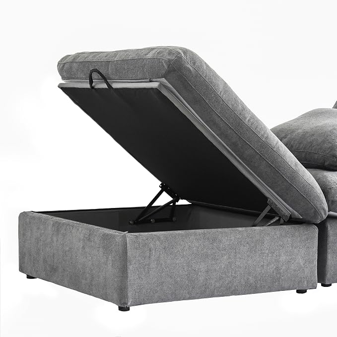 JACH L-Shaped Cloud Sectional Sofa - Image 5