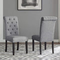 Roundhill Furniture Leviton Solid Wood Tufted Dining Chair by RoundhillFurniture