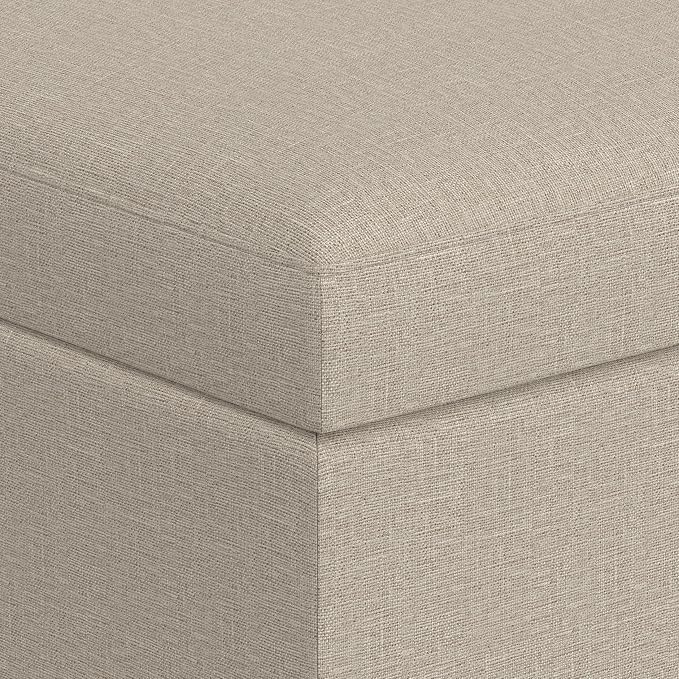 SIMPLIHOME Owen Coffee Table Storage Ottoman - Image 9