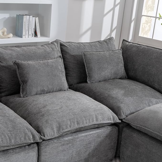 Boneless Couch Sectional Cloud Couch 102.3'' Oversized Modular Sectional Sofa - Image 5