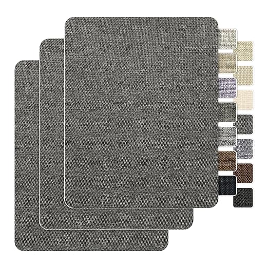 BESEZX Linen Fabric Repair Patch，3 PCS 9 * 11 Inch Self-Adhesive Couch Fabric by Besezx